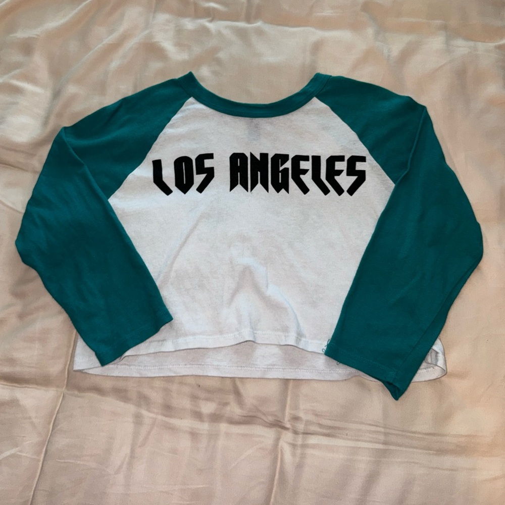 Los Angeles Cropped Tee Shirt